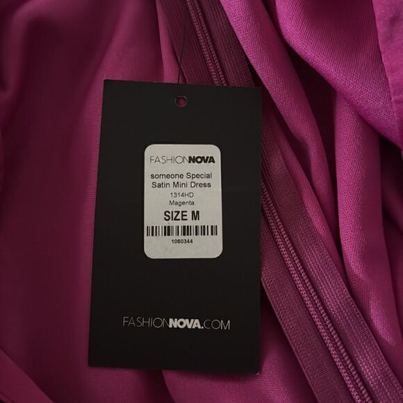 Fashion Nova satin mini dress NWT - Picture 4 of 5